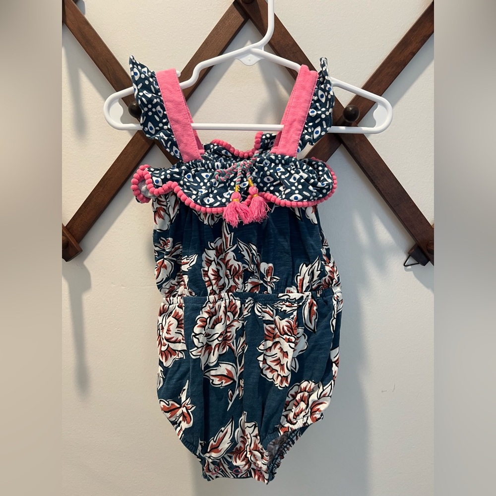 Matilda Jane Floral Baby Romper Outfit 6-12 months